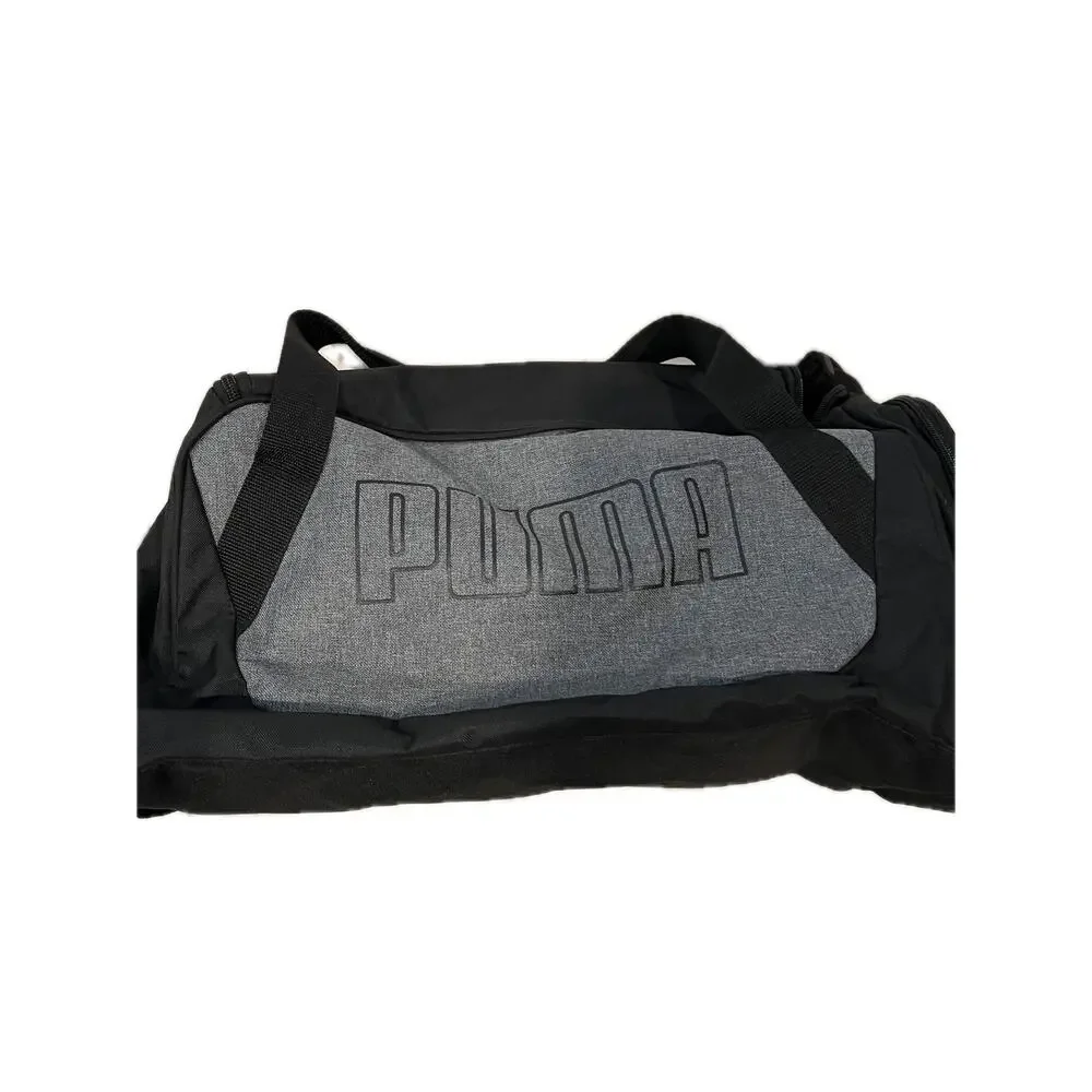 Puma Training Black Gray Duffel Bag 20